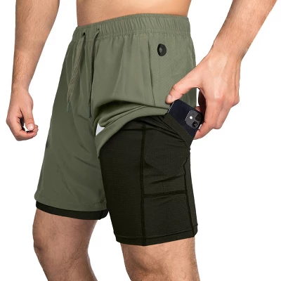 Zilpu Mens Quick Dry Athletic Performance Shorts With Zipper Pocket (7 Inch) 10 Zilpu Mens Quick Dry Athletic Performance Shorts With Zipper Pocket (7 Inch) - Image 8
