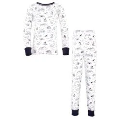Touched By Nature Baby, Toddler And Kids Unisex Organic Cotton Tight-Fit Pajama Set, Arctic -Best Clothing Store GUEST c76e019f 24a6 4e74 9342 1420d04542ad