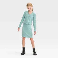 Girls' Knit Cardigan & Dress Set - Art Class™ 9 Girls' Knit Cardigan & Dress Set - Art Class™ -Best Clothing Store GUEST c8368d70 65e8 4ff9 b67e b2b47bf8488d