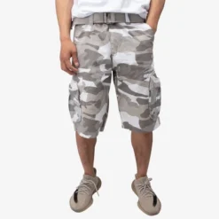 RAW X Men's 12.5" Classic Fit Cargo Shorts (Big & Tall) -Best Clothing Store GUEST c8482eac ded7 4c8e 84cc ab2246685b33