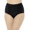 Swimsuits For All Women’s Plus Size Shirred High Waist Swim Brief -Best Clothing Store GUEST c862313f 6252 4aea 9b01 42cacf68c930