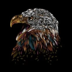 Men's Design By Humans WILD EAGLE By Dandingeroz Tank Top