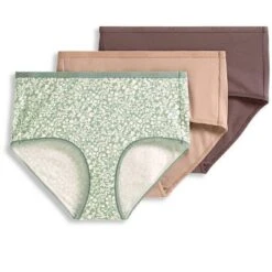 Jockey Women's Organic Cotton Stretch Logo Modern Brief - 3 Pack -Best Clothing Store GUEST c9285349 eddf 46c4 a62c 42b93b3ab406