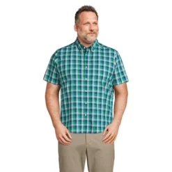 Lands' End Men's Traditional Fit Short Sleeve Essential Lightweight Poplin 24 Lands' End Men's Traditional Fit Short Sleeve Essential Lightweight Poplin -Best Clothing Store GUEST c99559bc 76d8 4461 a18b 1715d7196bcf