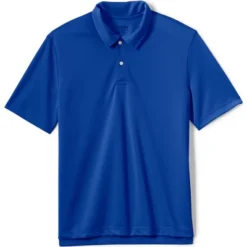 Lands' End Men's Short Sleeve Poly Pique Polo Shirt -Best Clothing Store GUEST ca61b3af f075 4624 a675 3e587abdb163