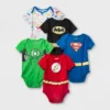 Baby Boys' 5pk DC Comics Justice League Bodysuit - Blue/Red -Best Clothing Store GUEST cb8dc05a 282a 414c 8a72 025b12e5da54