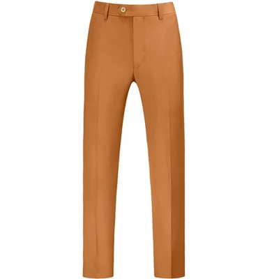 Lars Amadeus Men's Dress Pants Slim Fit Flat Front Chino Business Wedding Suit Pants 11 Lars Amadeus Men's Dress Pants Slim Fit Flat Front Chino Business Wedding Suit Pants - Image 9