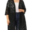 Agnes Orinda Women's Plus Size Lace Open Front 3/4 Sleeve Long Cardigans 2 Agnes Orinda Women's Plus Size Lace Open Front 3/4 Sleeve Long Cardigans -Best Clothing Store GUEST cc1bfe24 2956 4f9e 91f4 fb71d6eedf14