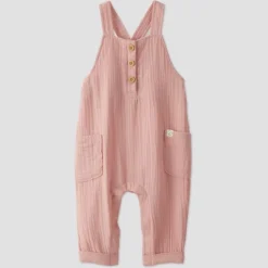 Little Planet By Carter's Baby Gauze Overalls - Pink -Best Clothing Store GUEST cc54099c 9665 4789 8447 86a14b988d4f