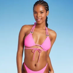 Women's Beaded Wrap Triangle Bikini Top - Wild Fable™ -Best Clothing Store GUEST cc6ad347 0aa5 4d48 809a 4678f3d3d930