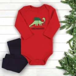 Hudson Baby Infant Boy Long-Sleeve Bodysuits And Pants, Christmasaurus 12 Hudson Baby Infant Boy Long-Sleeve Bodysuits And Pants, Christmasaurus -Best Clothing Store GUEST cdbd768e b9f9 4762 b542 ad3c6a05ffae