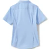Lands' End School Uniform Girls No Gape Short Sleeve Stretch Shirt -Best Clothing Store GUEST cdce294d b062 4836 9f40 7bc2f05fa407