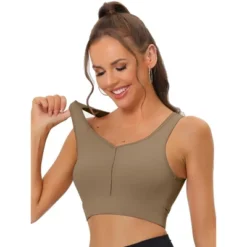 Allegra K Women's High Impact Workout Wirefree With Padded Sports Bra 15 Allegra K Women's High Impact Workout Wirefree With Padded Sports Bra -Best Clothing Store GUEST ce3665c9 3352 4153 994f cc7d5d633292