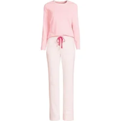 Lands' End Women's Tall Knit Pajama Set Long Sleeve T-Shirt And Pants -Best Clothing Store GUEST ceb8b9a9 1ea6 494a 99db 6a3e069bee4d