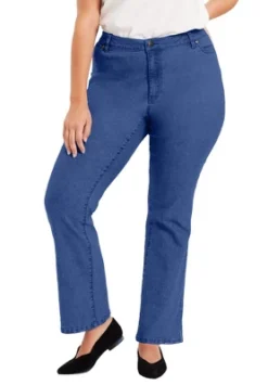 June + Vie By Roaman's Women’s Plus Size Curvie Fit Bootcut Jeans -Best Clothing Store GUEST cf5e7f63 30ba 41d9 b726 f346c662011a
