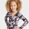 Girls' Floral Printed Tropical Daydream Swimsuit - Art Class™ Black -Best Clothing Store GUEST cfd30a1c f4fe 461b 8717 6d68e356a6c2