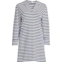 Lands' End Women's Cotton Jersey Long Sleeve Hooded Swim Cover-up Dress -Best Clothing Store GUEST cfdc22f8 a7c2 4191 9bd9 a392d2dc4078