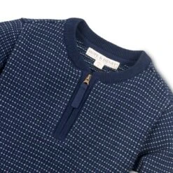Hope & Henry Boys' Long Sleeve Henley Pullover Sweater, Kids