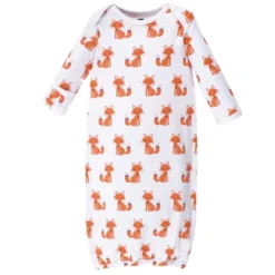Hudson Baby Boy Cotton Gowns, Wild One, Preemie/Newborn -Best Clothing Store GUEST d06ed076 4ad3 4f33 97cb 834721fa5548