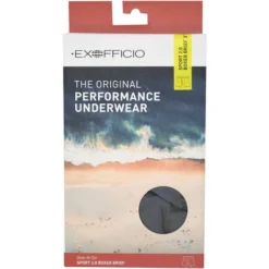 ExOfficio Give-N-Go 2.0 Sport Mesh 3" Boxer Briefs - Black/Scarlet Sage