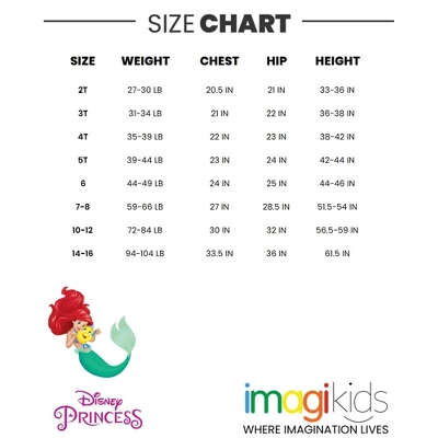 Disney Lilo & Stitch Princess Ariel Girls Tulle Dress Toddler To Big Kid 7 Disney Lilo & Stitch Princess Ariel Girls Tulle Dress Toddler To Big Kid - Image 5