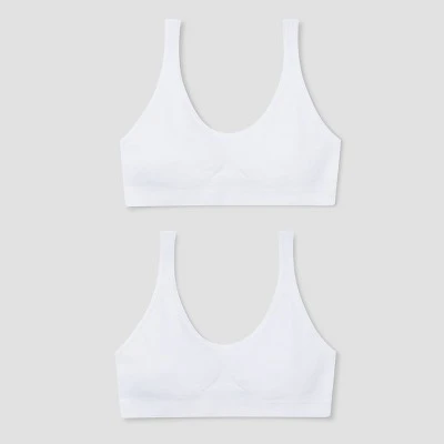 Hanes Girls' 2pk Pullover Bra 6 Hanes Girls' 2pk Pullover Bra - Image 4