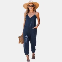 Women's V-Neck Cami Jogger Jumpsuit - Cupshe -Best Clothing Store GUEST d46044b8 57a5 4d2d ad5e b6f6bc0dd2fa