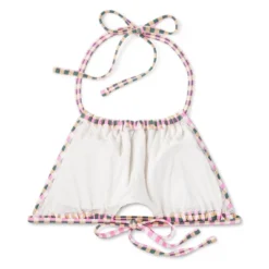 Women's Cut Out High Neck Bikini Top - Wild Fable™ Multi Check Print -Best Clothing Store GUEST d4cac5d2 0e34 459b ab29 21ccb8dbd1c6