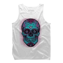 Men's Design By Humans Sugarskull Calavera III By RobertoJL Tank Top 7 Men's Design By Humans Sugarskull Calavera III By RobertoJL Tank Top -Best Clothing Store GUEST d50bd4fd b6db 4eb5 b070 49c3e125f98d