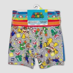Boys' Super Mario 4pk Underwear