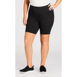 Women's Plus Size Supima® Bike Short - Black | AVENUE 7 Women's Plus Size Supima® Bike Short - Black | AVENUE -Best Clothing Store GUEST d71abcb4 4ddf 4c1f ba33 cb2b4cd36bb1