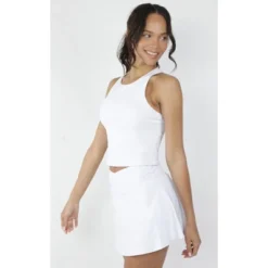 90 Degree By Reflex - Women's Airlux Racerback Crop Top -Best Clothing Store GUEST d72dc183 4a68 458b 8873 55eaede5a7f5