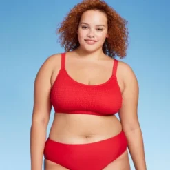 Women's Smocked Bralette Bikini Top - Wild Fable™ -Best Clothing Store GUEST d9e4f99f 9a40 4036 b93c 470de485b045