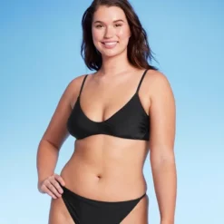 Women's Low Coverage Mini Bralette Bikini Top - Wild Fable™ Black -Best Clothing Store GUEST da1d5223 6c65 44a1 90b4 01881badb03d