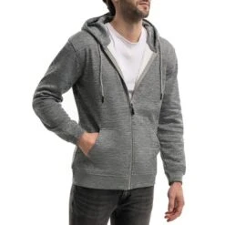 Men’s Full Zip Hooded Sweatshirt By Mio Marino. -Best Clothing Store GUEST da4d5bb1 c187 49bb a60b 3900892f9c5e