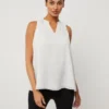 Pleated Sleeveless Maternity Blouse | A Pea In The Pod
