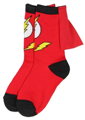 DC Comics Superhero Batman Superman The Flash Youth Boys Caped Crew Socks 7 DC Comics Superhero Batman Superman The Flash Youth Boys Caped Crew Socks - Image 5