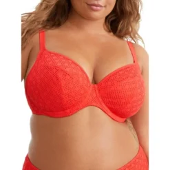 Elomi Women's Plus Bazaruto Plunge Underwire Bikini Top - ES800602 -Best Clothing Store GUEST dd73bdbf b489 4cee b35b af7ca235483c