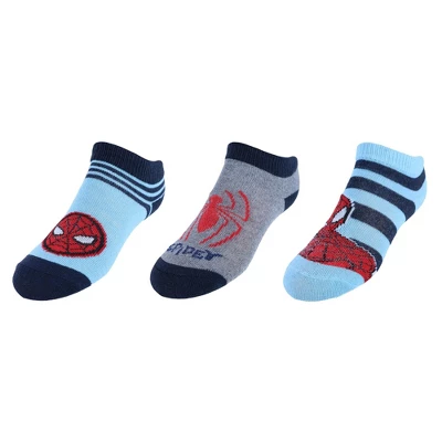 Textiel Trade Boy's Marvel Spiderman Sneaker Socks (3 Pairs) 7 Textiel Trade Boy's Marvel Spiderman Sneaker Socks (3 Pairs) - Image 5