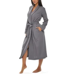 Womens Soft Cotton Knit Jersey Lounge Robe With Pockets, Long Bathrobe 26 Womens Soft Cotton Knit Jersey Lounge Robe With Pockets, Long Bathrobe -Best Clothing Store GUEST df38d040 ebd4 439e aa05 1959bc7f7369