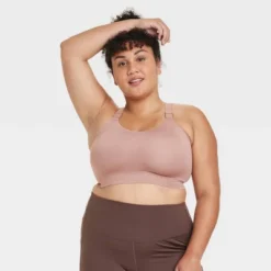 Women's High Support Embossed Racerback Run Sports Bra - All In Motion™ -Best Clothing Store GUEST df819c9e 013e 45d7 bddd 11e648786569