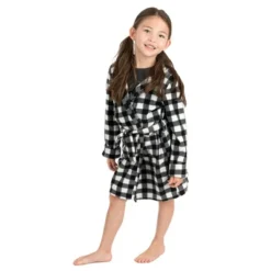 Leveret Kids Fleece Hooded Robe -Best Clothing Store GUEST dfed2f3e 97ae 4d85 a9af 59ddc9b0e602