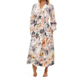 Womens Soft Cotton Knit Jersey Lounge Robe With Pockets, Long Bathrobe 30 Womens Soft Cotton Knit Jersey Lounge Robe With Pockets, Long Bathrobe -Best Clothing Store GUEST e0e3bd65 6e46 4b6d b11a 37221b8d7030