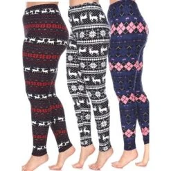 Women's Pack Of 3 Plus Size Leggings - One Size Fits Most Plus - White Mark 32 Women's Pack Of 3 Plus Size Leggings - One Size Fits Most Plus - White Mark -Best Clothing Store GUEST e1a1818f 5e5b 4a97 ac0a bb3d2252324d