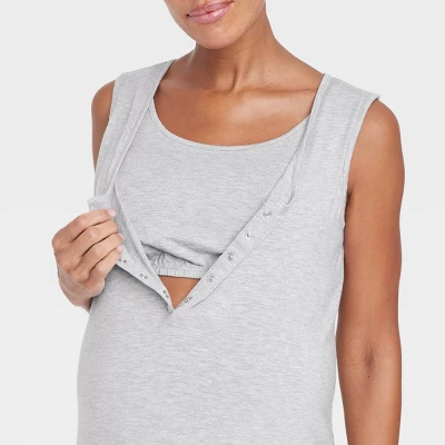 Sleeveless Nursing Henley Maternity Dress - Isabel Maternity By Ingrid & Isabel™ 5 Sleeveless Nursing Henley Maternity Dress - Isabel Maternity By Ingrid & Isabel™ - Image 3