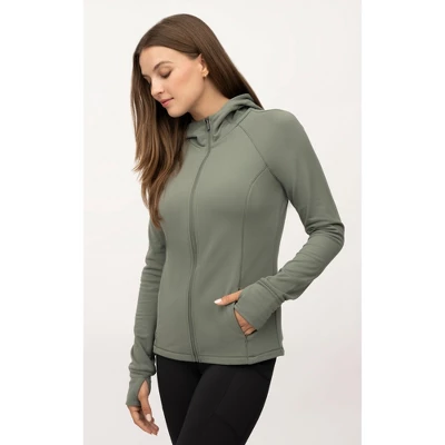 Yogalicious Womens Polarlux Black Diamond Hoodie Jacket 3 Yogalicious Womens Polarlux Black Diamond Hoodie Jacket