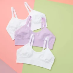 Girls' 3PK Favorite Double-Layered, High-Quality Seamless Bra With Adjustable Straps By Yellowberry 11 Girls' 3PK Favorite Double-Layered, High-Quality Seamless Bra With Adjustable Straps By Yellowberry -Best Clothing Store GUEST e3231a26 da3b 4a32 be15 f4e21f63a92e