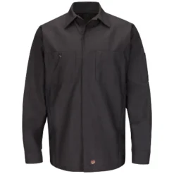 Red Kap® Men's Long Sleeve Solid Crew Shirt