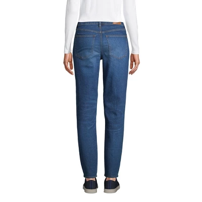 Lands' End Lands' End Women's Tall Recover Mid Rise Boyfriend Blue Jeans 3 Lands' End Lands' End Women's Tall Recover Mid Rise Boyfriend Blue Jeans