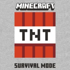 Boys' Minecraft Fleece Sweatshirt - Heather Gray -Best Clothing Store GUEST e60ec63a 5502 46a8 8b55 4ec5d62df91d